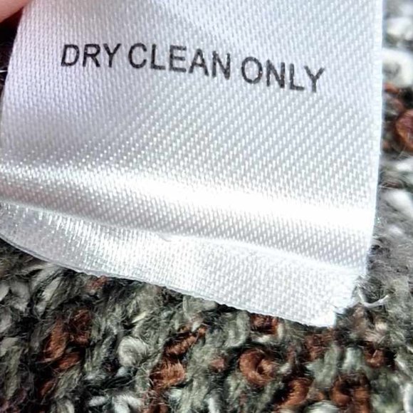 Chloe K Hi-Lo Multi Colored Boxy Poncho Sweater Size XL - Picture 11 of 12